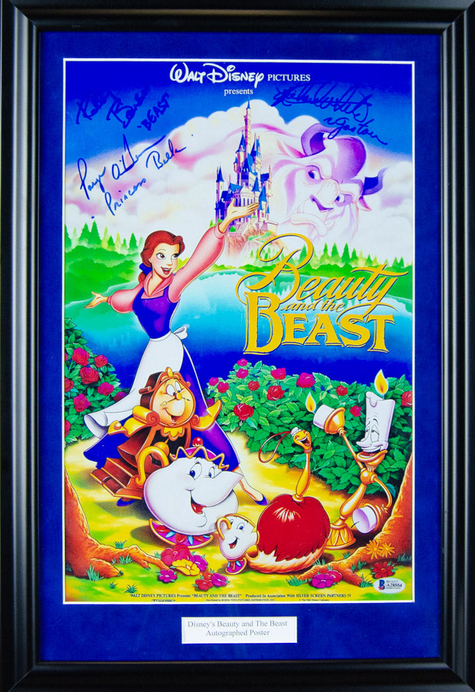 Disney's Beauty and the Beast Autographed Poster